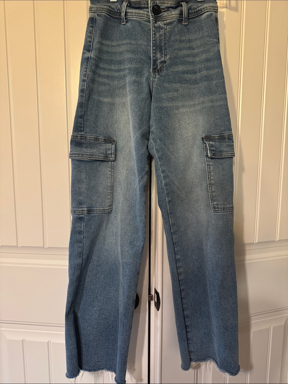 Oat New York Relaxed Light Blue Cargo Jeans